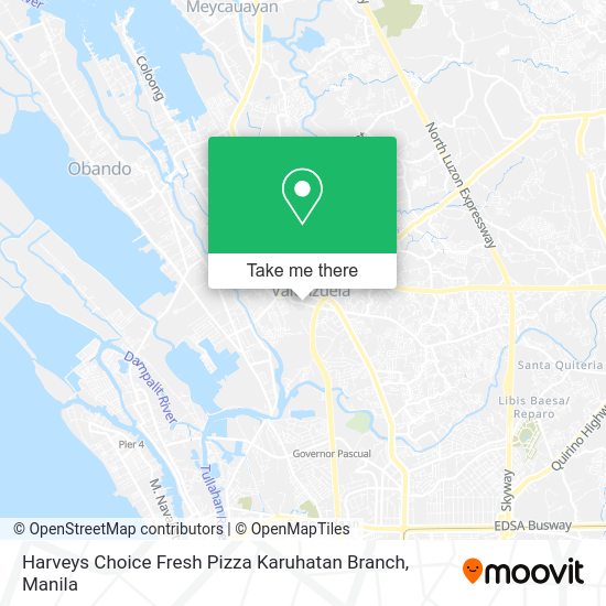 Harveys Choice Fresh Pizza Karuhatan Branch map
