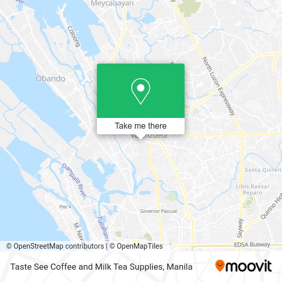 Taste See Coffee and Milk Tea Supplies map