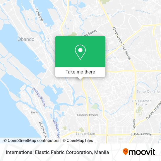 International Elastic Fabric Corporation map