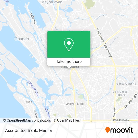 Asia United Bank map