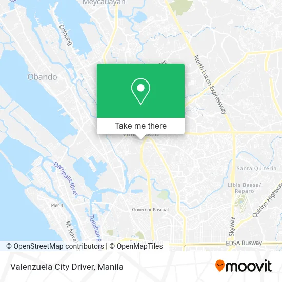 Valenzuela City Driver map