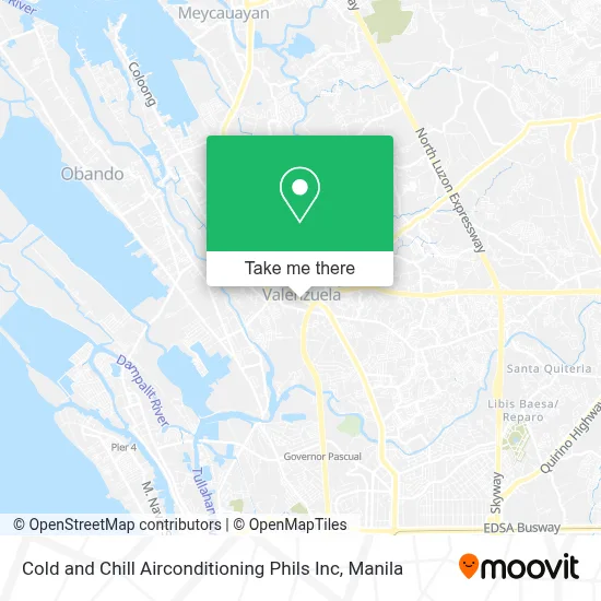 Cold and Chill Airconditioning Phils Inc map