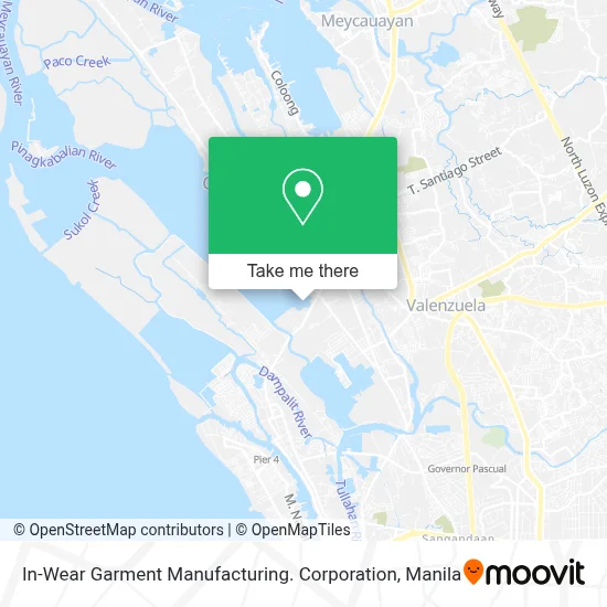 In-Wear Garment Manufacturing. Corporation map