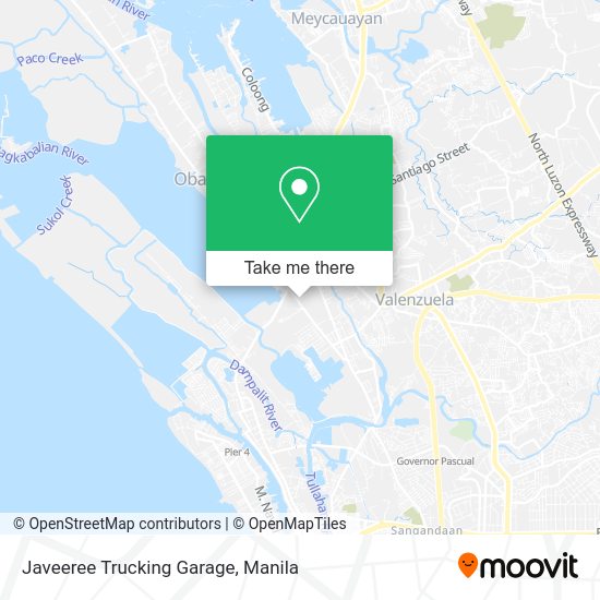 Javeeree Trucking Garage map