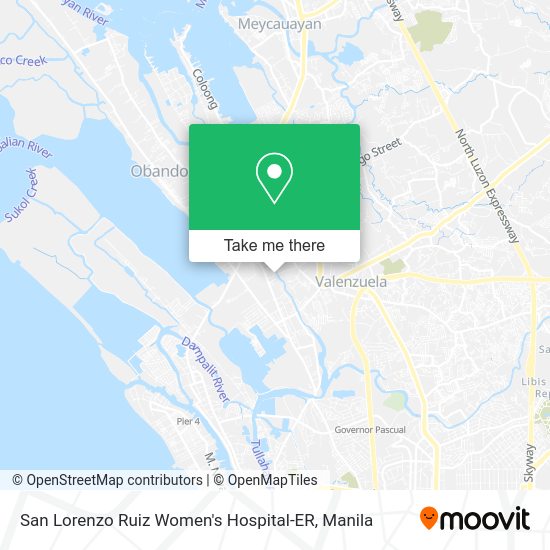 San Lorenzo Ruiz Women's Hospital-ER map