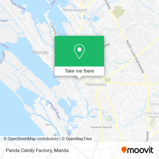 Panda Candy Factory map