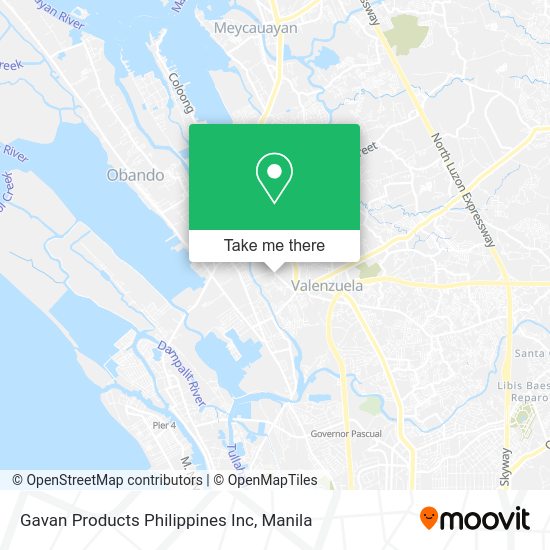 Gavan Products Philippines Inc map