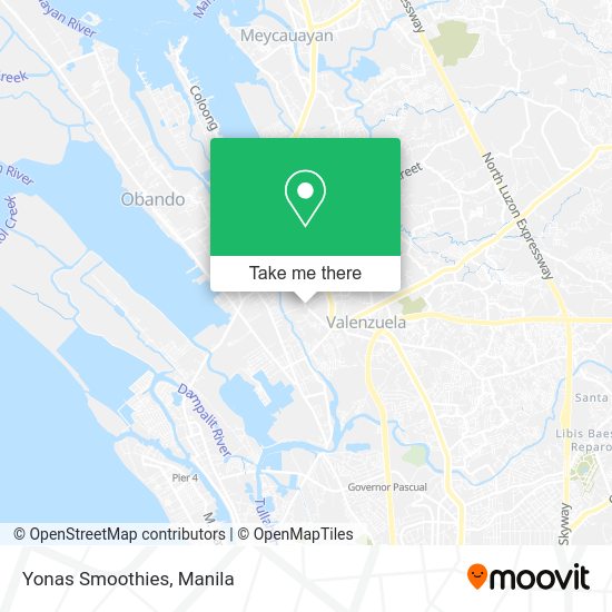 Yonas Smoothies map