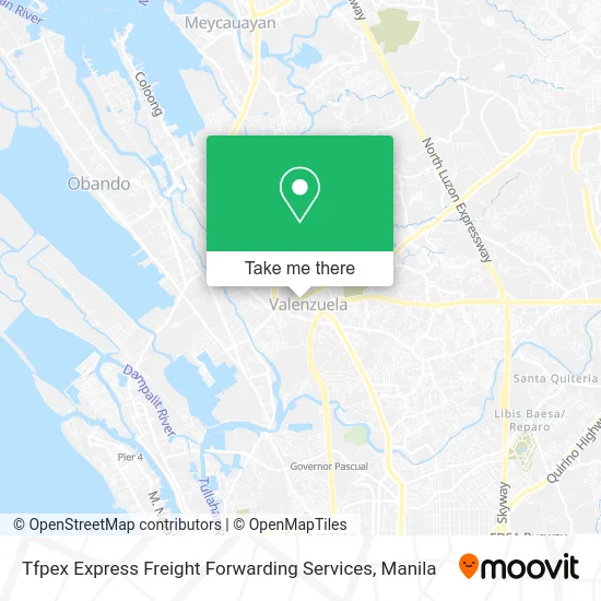 Tfpex Express Freight Forwarding Services map
