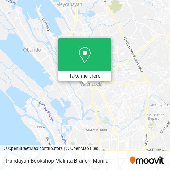 Pandayan Bookshop Malinta Branch map