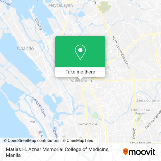 Matias H. Aznar Memorial College of Medicine map