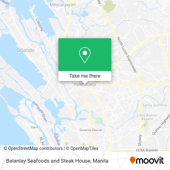 Balanlay Seafoods and Steak House map