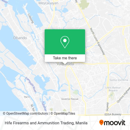 Hife Firearms and Ammunition Trading map