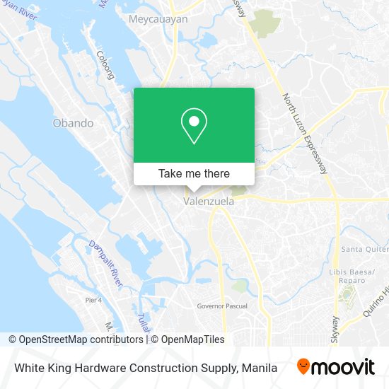 White King Hardware Construction Supply map