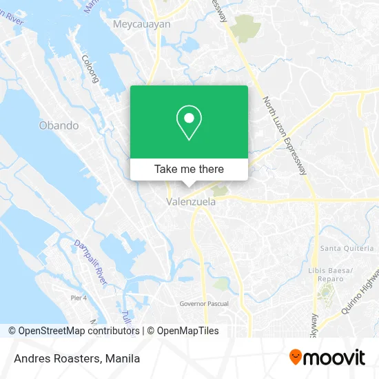Andres Roasters map