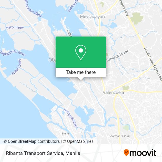 Rlbanta Transport Service map