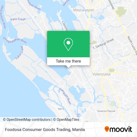 Foodosa Consumer Goods Trading map