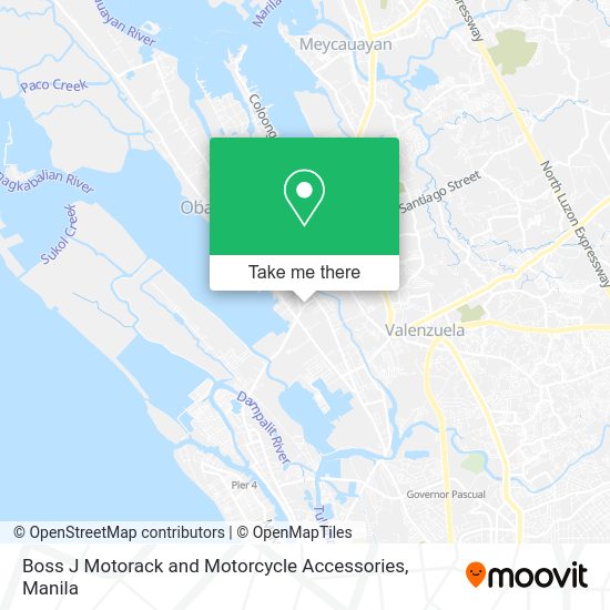 Boss J Motorack and Motorcycle Accessories map