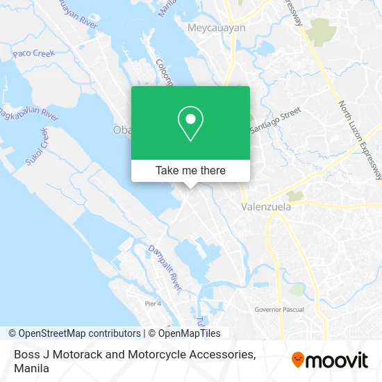 Boss J Motorack and Motorcycle Accessories map