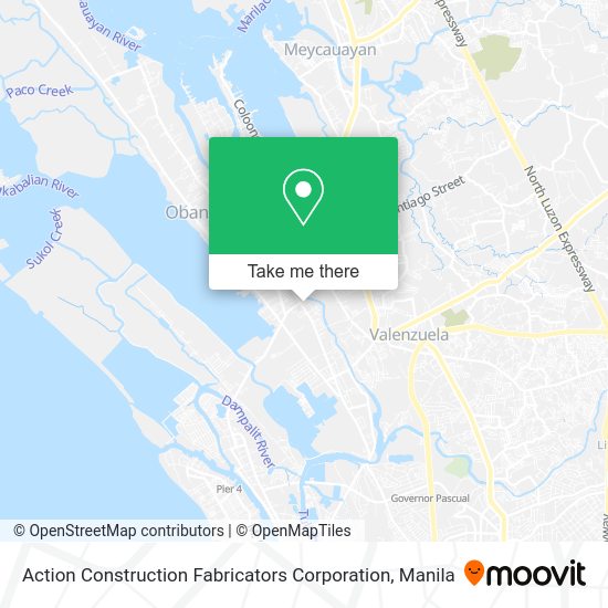 Action Construction Fabricators Corporation map