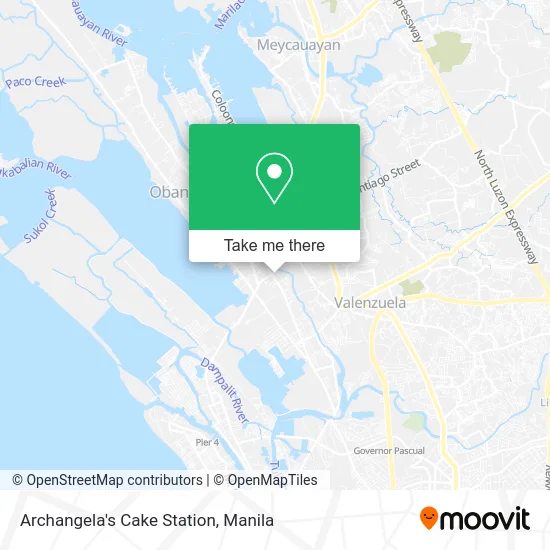 Archangela's Cake Station map