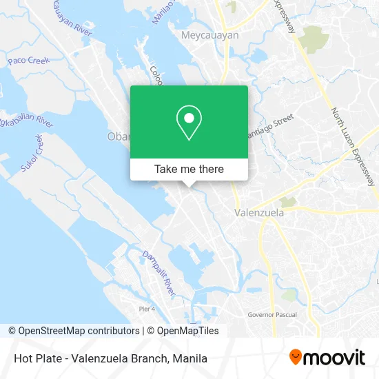 Hot Plate - Valenzuela Branch map