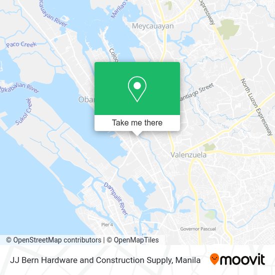 JJ Bern Hardware and Construction Supply map