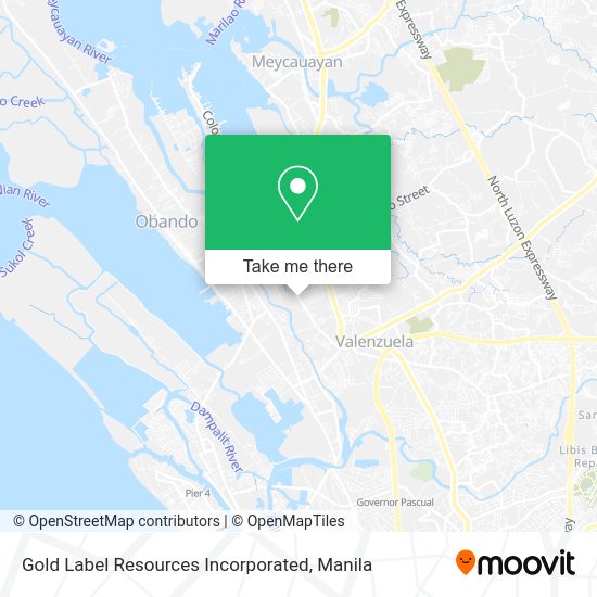 Gold Label Resources Incorporated map