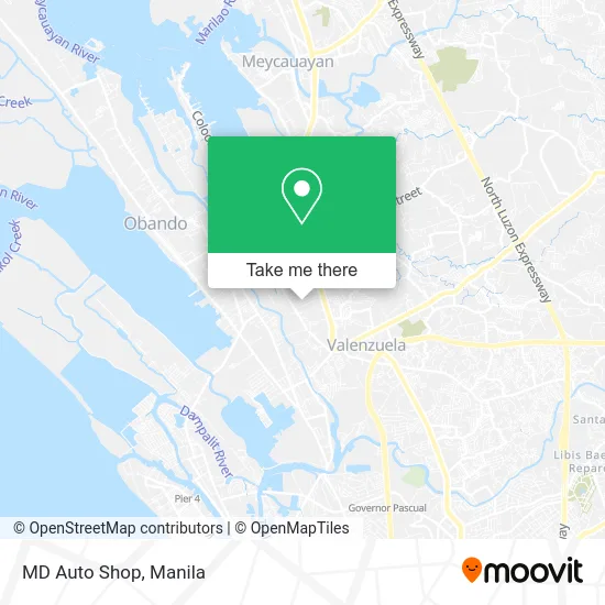 MD Auto Shop map
