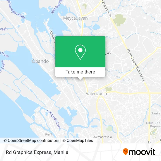 Rd Graphics Express map