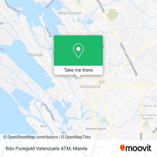 Bdo Puregold Valenzuela ATM map