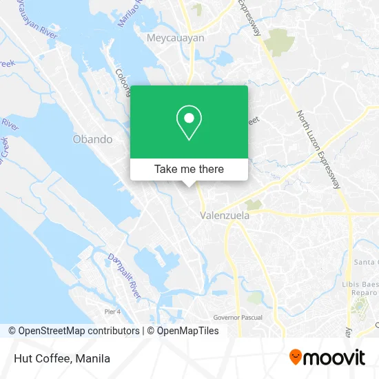 Hut Coffee map