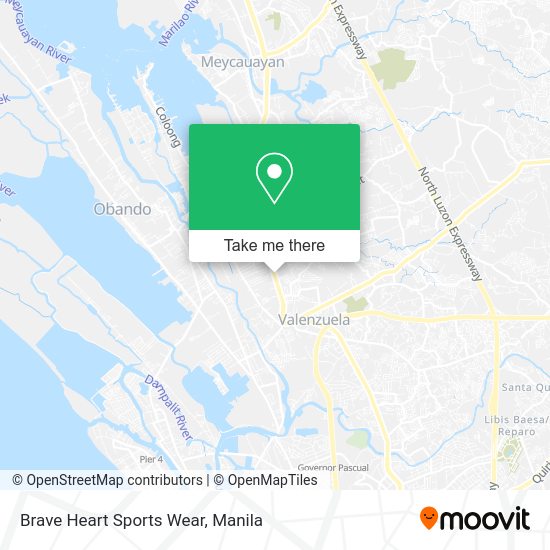 Brave Heart Sports Wear map