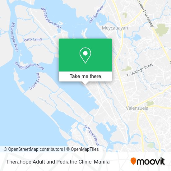 Therahope Adult and Pediatric Clinic map