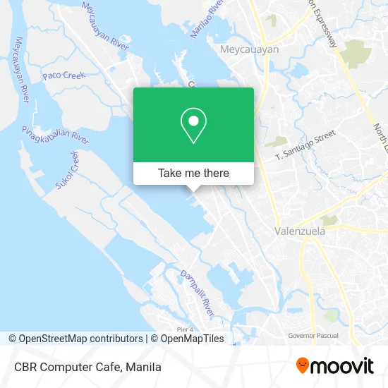 CBR Computer Cafe map