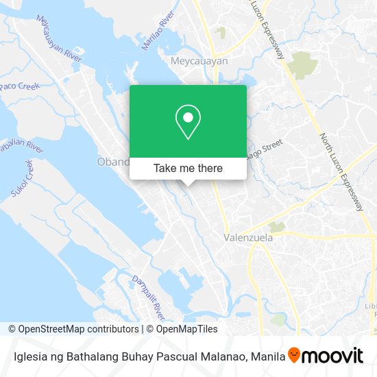 Iglesia ng Bathalang Buhay Pascual Malanao map