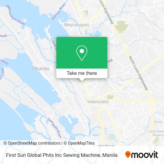 First Sun Global Phils Inc Sewing Machine map