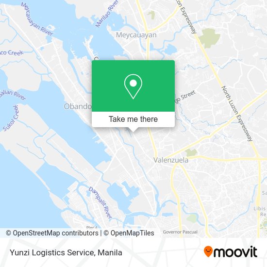 Yunzi Logistics Service map