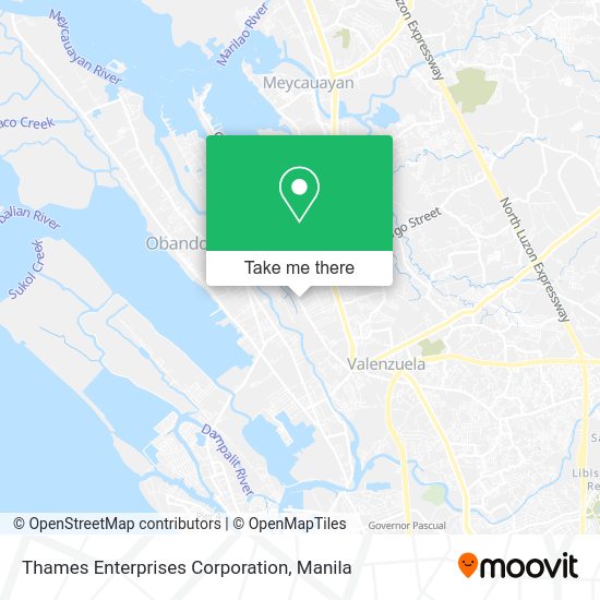 Thames Enterprises Corporation map