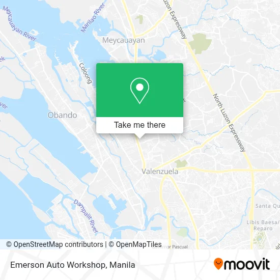 Emerson Auto Workshop map