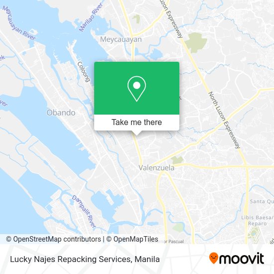 Lucky Najes Repacking Services map