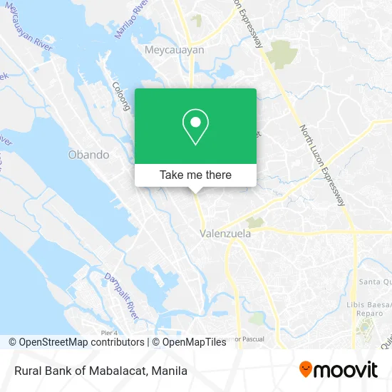 Rural Bank of Mabalacat map