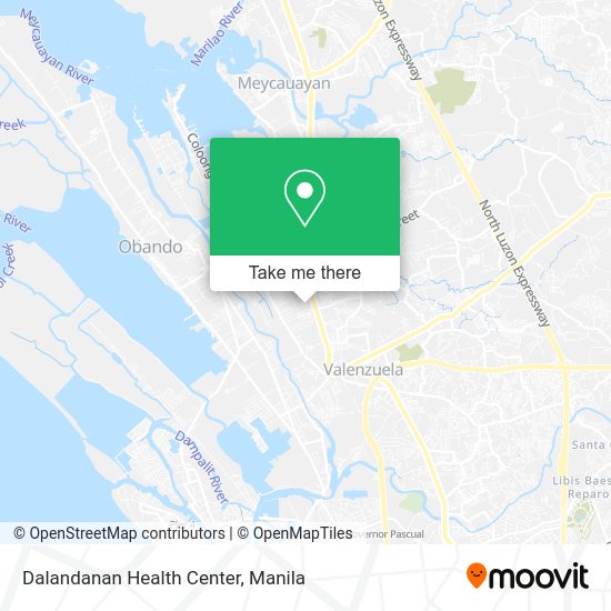 Dalandanan Health Center map