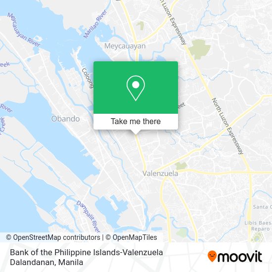 Bank of the Philippine Islands-Valenzuela Dalandanan map