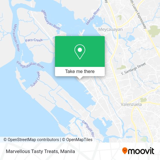 Marvellous Tasty Treats map