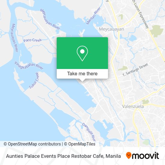 Aunties Palace Events Place Restobar Cafe map