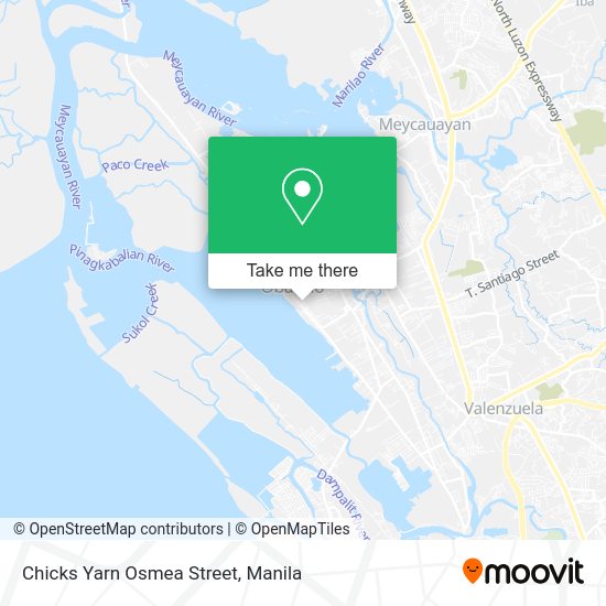 Chicks Yarn Osmea Street map