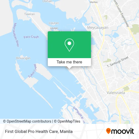 First Global Pro Health Care map