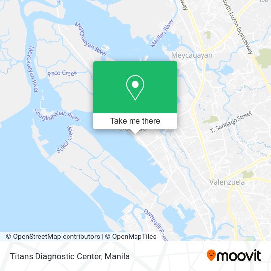 Titans Diagnostic Center map
