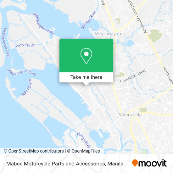 Mabee Motorcycle Parts and Accessories map